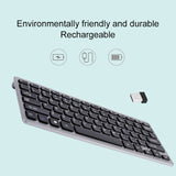 2.4G Wireless Keyboard Mini Portable Mute Keyboard Mouse Practical Computer Accessories for PC Laptop Notebook мини клавиатура