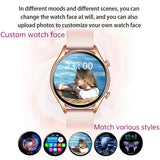 Smart Watch KT60 Women Custom Dial Bluetooth Answer Call Sport Watches Men Heart Rate Waterproof Smartwatch For Android IOS