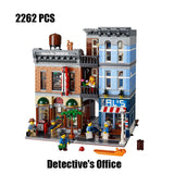 MOC 2734pcs City Streetview series The brickstive Modern Library Model Building Blocks Bricks Kids Toys Gifts Christmas gifts