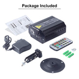 48 Patterns 3Lens DJ Disco Party Lights Sound Activated Stage Laser Light Led RGB Pattern Projector For Home Christmas Halloween