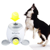 Dog pet toys Tennis falls out  Automatic throwing machine Ball throw device Section emission dog for small dog feeder