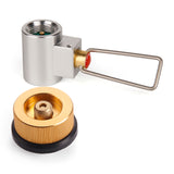 Outdoor Camping Stove Refill Adapter Flat Gas Adapter Valve Canister Gas Convertor Shifter Cylinder Refill Adapter