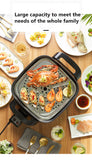 Electric hot pot multi functional electric cooker electric cooker household Korean electric frying pan large capacity electric