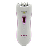 J0PE Portable Women Electric Epilator w/ LED light Rechargeable for Women Legs Arms