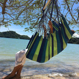 Outdoor Hammock Swing Thicken Chair Hanging Swing Chair Portable Relaxation Canvas Swing Travel Camping Lazy Chair No Pillow
