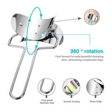 6Pcs Dumpling Maker Stainless Dumpling-Making Cut Dumpling Skin Mold Dough Circle Roller Machine Pastry Cutters Make Dumplings