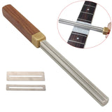 Dropship-Guitar Fret Crowning File,Fret Edge File,Fret End Rounded Tool,Three Radius Slot&amp;File,Multi-Function Guitar Fret Tools