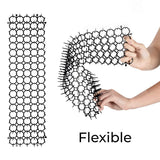 10pcs/set Anti Digging Safe Spikes Straps Isolation Square Scat Mat Cat Dog Outdoor Indoor Garden Pest Control Deterrent Devices