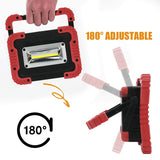 Portable LED Light LED Work Light Outdoor LED Light Powered By Battery For Outdoor Camping Hiking Emergency Lighting