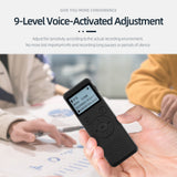110 hours long time 1536kbps digital voice recorder-password- timing automatic recording-voice activation-with MP3 play