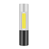 Led Flashlight 2000lm Zoomable XPE+COB Dual Light USB Rechargeable Handheld Torch Q5 Led Flashlight Built in 18650 Battery Torch