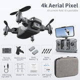 KY905 Mini Drone With 4K Camera HD Foldable Drones Quadcopter One-Key Return FPV Follow Me RC Helicopter Quadrocopter Kid's Toys