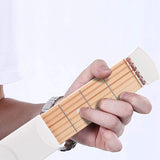 Pocket Guitar Practice Neck, Guitar Trainer 6 Fret Portable Guitar Chord Practice Tool for Beginner