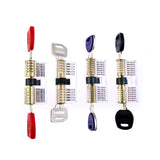 9pcs/set Transparent Lock Combination Cutaway Practice Locks For Locksmith Training Super Lock Pick Tool Set