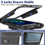 Bicycle Scooter Handlebar Mobile Phone Case Holder With Wireless Charging Waterproof Bike Motorcycle Phone Bracket