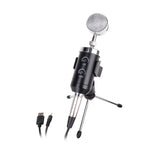 Cardioid Microphone Condenser Recording Microphones Bracket Cable For Laptop Computer Voice Recording Voice Overs Broadcasting