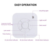 White Noise Machine USB Rechargeable Timed Shutdown Sleep Sound Machine For Sleeping &amp; Relaxation For Baby Adult Office Travel