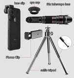 2022.4K HD 50X Optical Zoom Phone Camera Lens Telephoto Lens Monocular Mobile Phone Lens Telescope for All Smartphones Lenses