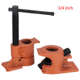 1/2 inch 3/4 inch 1 inch Pipe Clamp Jaws Vise Fixture Set Woodworking Clamp Tool Kit  Repair Tool Set