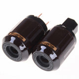 HIFI  Adapter Connector Plated C-079 IEC Female P-079 Male US Version DIY Power Cord
