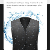 7 Areas Men Heated vest Smart heating Cotton Vest USB Infrared Electric Heating Vest Women Outdoor Thermal Winter Warm Jacket