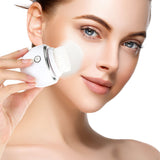 Silicone Electric Face Cleansing Brush IPX6 Waterproof Sonic Vibrating Facial Cleanser Deep Blackhead Pore Washing Face Massager