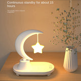 3 In 1 LED Bedside Romantic Bluetooth Speaker Colorful Night Light Phone Wireless Charging For Charger Stand Night Light