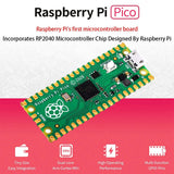 For Raspberry Pi Pico Microcontroller Development Board,Dual-Core ARM Cortex M0+ Processor,133 MHz Operating Frequency