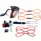 Powerful Slingshot with Wrist Rest Hunting Fishing Shooting Darts Steel Balls Laser Shooting Fish Reel Accessories Outdoor Tool