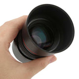 85mm F1.8 Portrait Lens Medium Telephoto Portrait Lens 85mm F1.8 Manual Focus for A6400 Mirrorless Camera