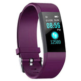 Smart Wristband 115 Plus Blood Pressure Smart Watches Fitness Tracker Heart Rate Monitor Smart Band Activity Tracker