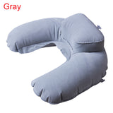 Inflatable Soft Car Travel Head Neck Rest Air Cushion U Pillow Sleep Cushion Z5 Special Design Unique Structure for Outdoor