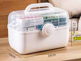Box Storage Large Capacity Family Medicine Organizer Box Portable Multi Layer for Medicine Pill's Storage Family Emergency