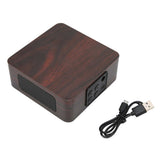 Wooden Wireless Bluetooth Speaker Subwoofer Stable Portable USB Desktop Retro Speakers 60Hz-18KHz for Home Outdoor mini speaker