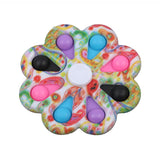 Kids Toys Colorful Pops Gyro Toy Relief Stress Educational Finger Tip Toys for Kids Adults Gift