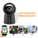 Wired Scanning Platform One-dimensional Barcode/QR Code Scanner for Supermarket Restaurant Retail Store Warehouse White