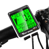 Cycling Dometer 5 Language Stopwatch Watch LED Screen Speedmeter Waterproof  Bicycle Bike Computer Wireless Odometer