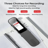 Digital Voice Recorder Noise-cancelling Ultra-long Battery Life High-definition Speakers Dual-microphone Multi-function Recorder