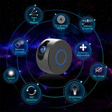 Colorful Starry Sky Galaxy Projector Light Rotating Water Waving Night Light Voice Control Romantic bedroom mini projector