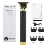LCD Hair Clippers Professional Hair Cutting Machine Hair Beard Trimmer For Men Barber Electric Shaving T-Outliner Men