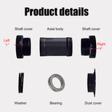 68/73mm MTB Bicycle Bearing Bottom Bracket Kit Hollow Screw Type Bracket Kit Mountain Bike Axis Crankset Parts