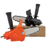 4" Electric Chain Saw Converter Chainsaw Attachment for Electric Drill,Electric Drill Fast Modified To Electric Chainsaw Adapter