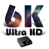 H6 TV Box Set-top Box Full High Definition 6K Wifi Streaming Media Player Voice Assistant Box USB Interface