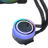 240 Quiet RGB Colorful Water Cooler CPU Cooler CPU Liquid Cooler Fan x99 Processor Cooler for Intel LGA 1155/2011/AMD/AM4