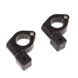 Matte Black LED Light Bar Mounting Bracket Kit Light Bar Clamp Mounting Kit  Suitable for Motorcycle Handlebars Crash Bars