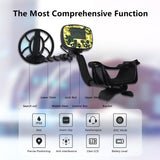 GOYOJO Metal Detectors for Adults Waterproof Professional Higher Accuracy Gold Detector with LCD Display Advanced DSP Chip