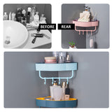 Bathroom Accessories Bathroom Shelves Shelf Storage Rack Punch-Free Shower Kitchen Accessories Wall Storage Organizer Rack