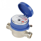 Kitchen Universal Smart Bathroom Clear Readings With Screws Gaskets Cold Water Meter 15mm 1/2inch Digital Display Garden Home