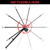 Bicycle Air Pump 300PSI High Pressure MTB Bike Shock Pump with Schrader &amp; Presta Valve Gauge For Front Fork &amp; Rear Suspension