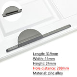 High Grade Cabinet Handle Modern Simple Semicircular Gold Pulls Wardrobe Door Knobs Zinc Alloy Household Hardware